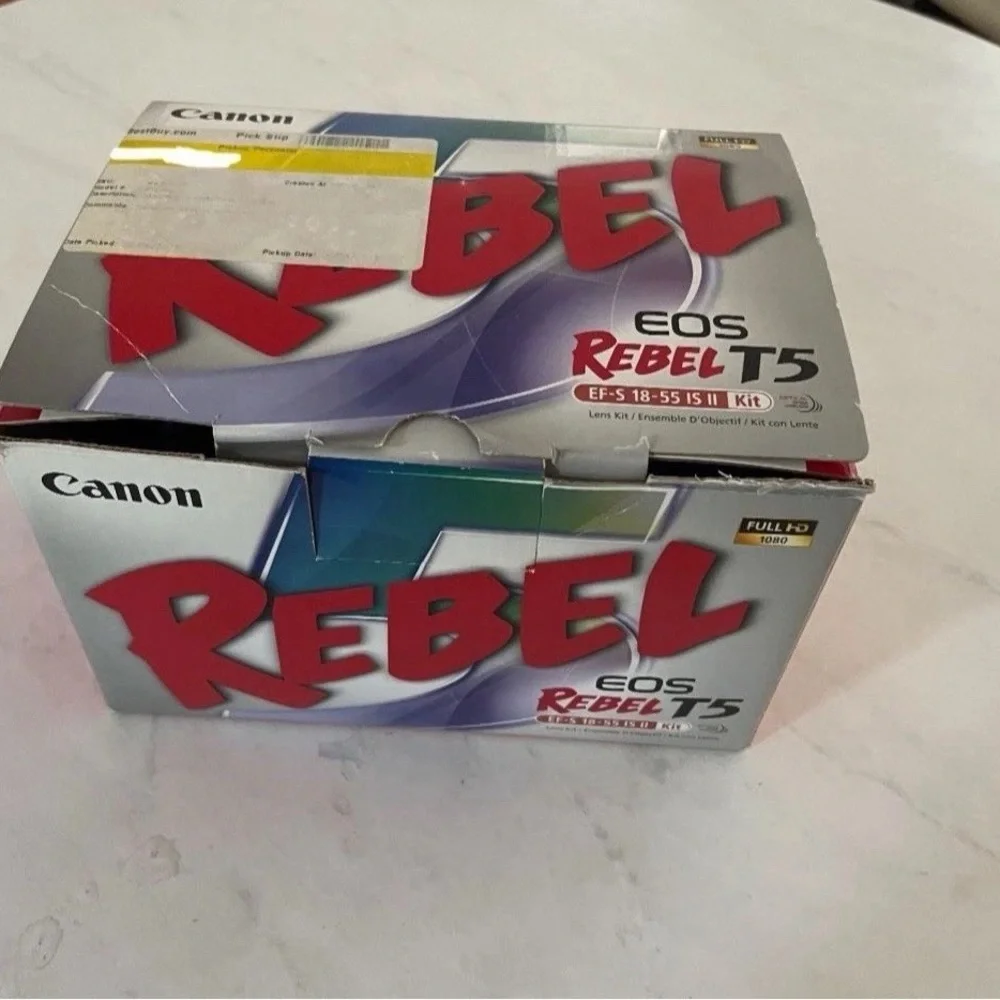 Canon EOS Rebel T5 Black Camera Set